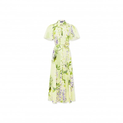 LEO LIN BIANCA SHORT SLEEVE MIDI DRESS LLSS26013